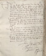 Tøger Jenssons brev 16.3.1664 (utdrag frå manntalsprotokollen for Sogn, Riksarkivet)