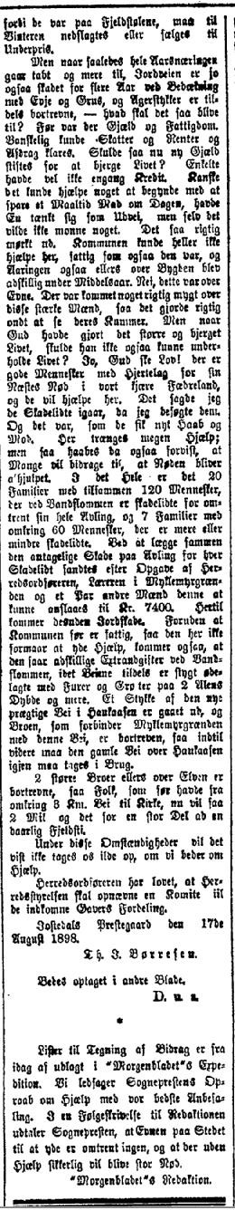 Morgenbladet 24. august 1898, spalte 2