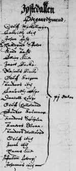 Skatteliste - landsskatten 1614 for Jostedalen